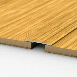 Brandneu 🎁 BAUHAUS LOGOCLIC Übergangsprofil 132 Eiche Hell, 1 M X 38 Mm X 2,5 Mm, Montageart: Kleben ❤️