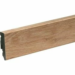 Bester Verkauf 🌟 BAUHAUS Profiles And More Sockelleiste KU51L Cognac Eiche 2,4 M X 15 Mm X 50 Mm, Gerade 😀