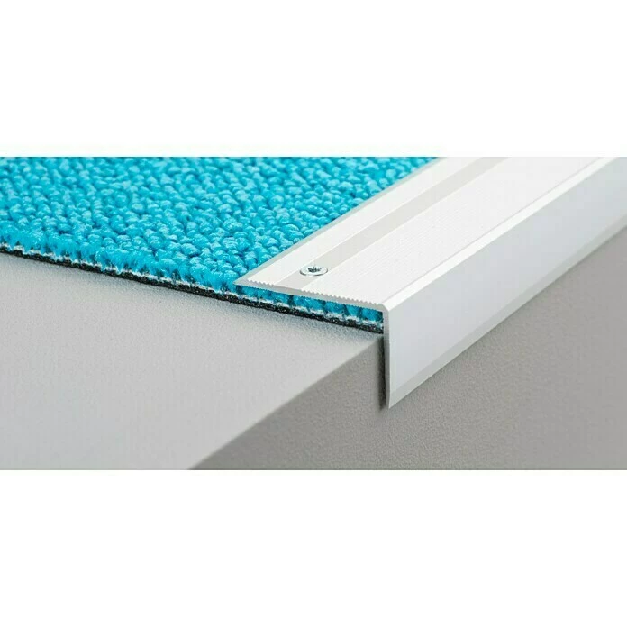 Brandneu 🔥 BAUHAUS LOGOCLIC Treppenkantenprofil 293 Silber, 1 M X 40 Mm X 25 Mm, Montageart: Schrauben 🥰 1 Brandneu 🔥 BAUHAUS LOGOCLIC Treppenkantenprofil 293 Silber, 1 M X 40 Mm X 25 Mm, Montageart: Schrauben 🥰