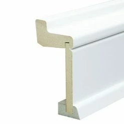 Billig ✔️ BAUHAUS Rohrabdeckleiste Weiß, 2,4 M X 60 Mm X 113 Mm, Geschwungen 🎉