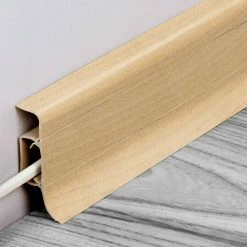 Rabatt 😉 BAUHAUS LOGOCLIC Kabelkanalleiste Buche Hell, 2,5 M X 22,5 Mm X 50 Mm 🤩