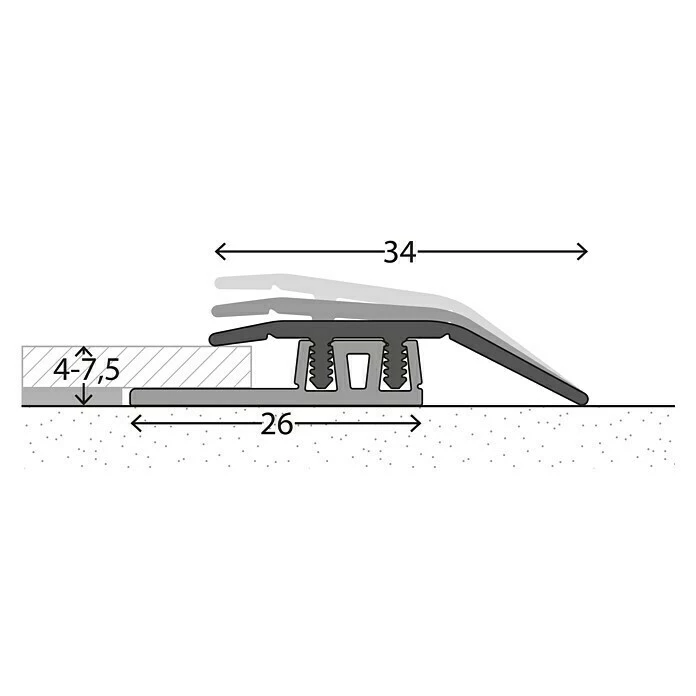 Top 10 👍 BAUHAUS LOGOCLIC Anpassprofil 323 Edelstahl Matt, 0,9 M X 34 Mm, Montageart: Stecken ⌛ 2 Top 10 👍 BAUHAUS LOGOCLIC Anpassprofil 323 Edelstahl Matt, 0,9 M X 34 Mm, Montageart: Stecken ⌛ – Bild 2