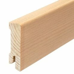 Großhandel 💯 BAUHAUS Sockelleiste Buche 2,4 M X 1,6 Cm X 5,8 Cm 🎁