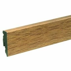 Besorgen 🔥 BAUHAUS Profiles And More Sockelleiste KU51L Eiche Natural 2,4 M X 15 Mm X 50 Mm, Gerade ❤️