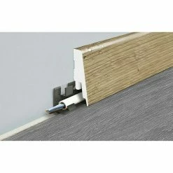 Neu 😍 BAUHAUS LOGOCLIC Sockelleiste K58 C Sunny Side 2,4 M X 1,8 Cm X 5,8 Cm, Gerade ✔️