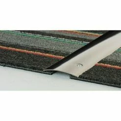 Angebote ✔️ BAUHAUS LOGOCLIC Übergangsprofil 102 Edelstahl Glänzend, 0,9 M X 50 Mm X 5,6 Mm, Montageart: Schrauben, Seitlich Versenkt Gelocht ✔️