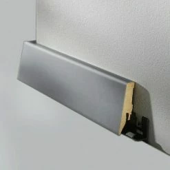 Besorgen ✨ BAUHAUS LOGOCLIC Sockelleiste K58 D Aluminium 2,6 M X 19 Mm X 58 Mm, Gerade ✔️