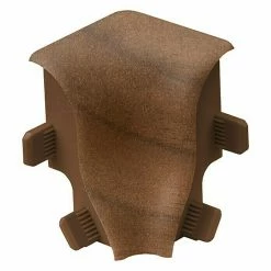 Budget 👍 BAUHAUS LOGOCLIC Innenecke K40 Nussbaum, 2 Stk., Geeignet Für: Sockelleiste K40 🎉