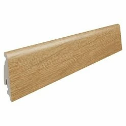 Brandneu 👏 BAUHAUS Living By Haro Sockelleiste Eiche Modena 2,2 M X 19 Mm X 58 Mm, Gerade 🎁