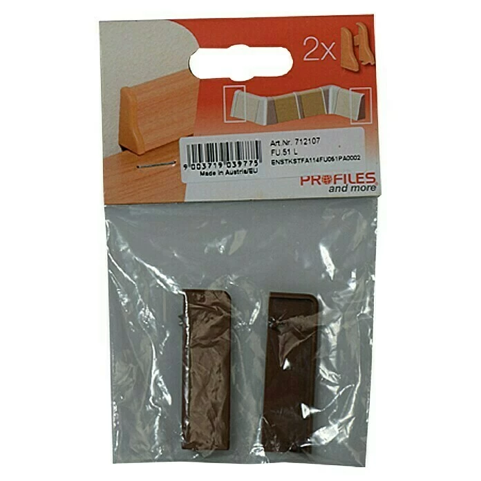 Budget 🔔 BAUHAUS Profiles And More Endkappe FU51L/KU51L Braun, 2 Stk. 🌟 2 Budget 🔔 BAUHAUS Profiles And More Endkappe FU51L/KU51L Braun, 2 Stk. 🌟 – Bild 2