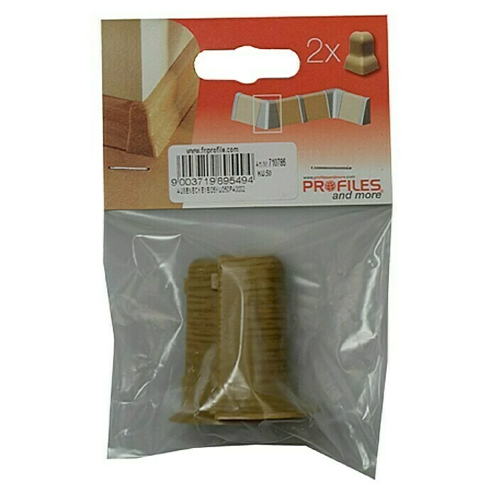 Budget ✔️ BAUHAUS Profiles And More Außenecke KU050 Eiche, 2 Stk. 😍 2 Budget ✔️ BAUHAUS Profiles And More Außenecke KU050 Eiche, 2 Stk. 😍 – Bild 2