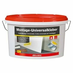 Rabatt 🎁 BAUHAUS Decotric Universal-Montagekleber 6 Kg, Gebrauchsfertig, Anwendungsbereich: Innen 🎁