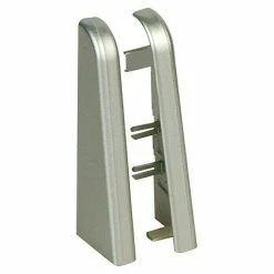 Auslauf ⌛ BAUHAUS Profiles And More Endkappe FU60L Silber, 2 Stk. 🔔