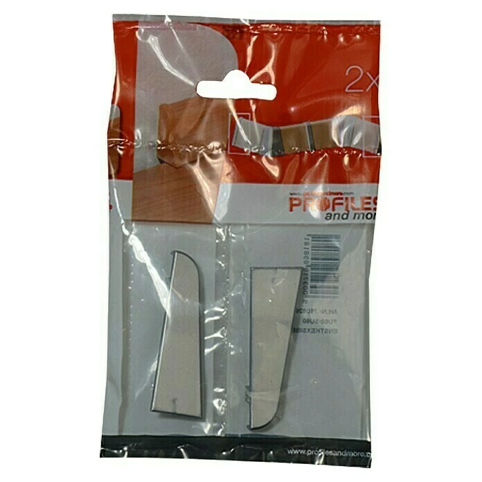 Auslauf ⌛ BAUHAUS Profiles And More Endkappe FU60L Silber, 2 Stk. 🔔 2 Auslauf ⌛ BAUHAUS Profiles And More Endkappe FU60L Silber, 2 Stk. 🔔 – Bild 2