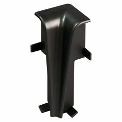 Bestes Angebot ❤️ BAUHAUS Egger Innenecke Schwarz, 2 Stk., Passend Für: Egger Sockelleisten 17 X 60 Mm 💯