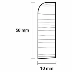 Besorgen ✔️ BAUHAUS Profiles And More Sockelleiste 2,4 M X 1 Cm X 5,8 Cm, Kiefer, Unbehandelt ⭐ -Bodenverlegebedarf Verkäufe 12 950