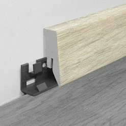 Rabatt 🧨 BAUHAUS LOGOCLIC Sockelleiste Off Road 2,6 M X 18 Mm X 49 Mm, Gerade 🔔