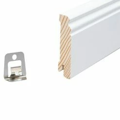 Neu 🤩 BAUHAUS Sockelleiste Weiß, 2,4 M X 1,8 Cm X 8 Cm, Profiliert 😉 9 Neu 🤩 BAUHAUS Sockelleiste Weiß, 2,4 M X 1,8 Cm X 8 Cm, Profiliert 😉 -Bodenverlegebedarf Verkäufe 12 99